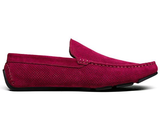 ग्रीष्मकालीन खोखले आउट पुरुष स्वेड आकस्मिक loafers, Gommino चमड़े loafers