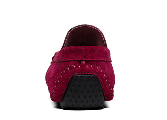 ग्रीष्मकालीन खोखले आउट पुरुष स्वेड आकस्मिक loafers, Gommino चमड़े loafers