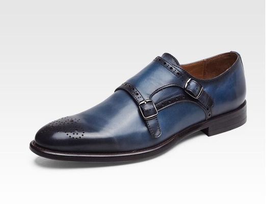 इतालवी असली चमड़े के भिक्षु स्ट्रैप जूते, चमड़े के Loafers पुरुषों के लिए में Brogue विवरण